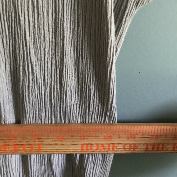 By Together long line button down lightweight tunic top. Boho, coastal, beach M - Picture 8 of 12